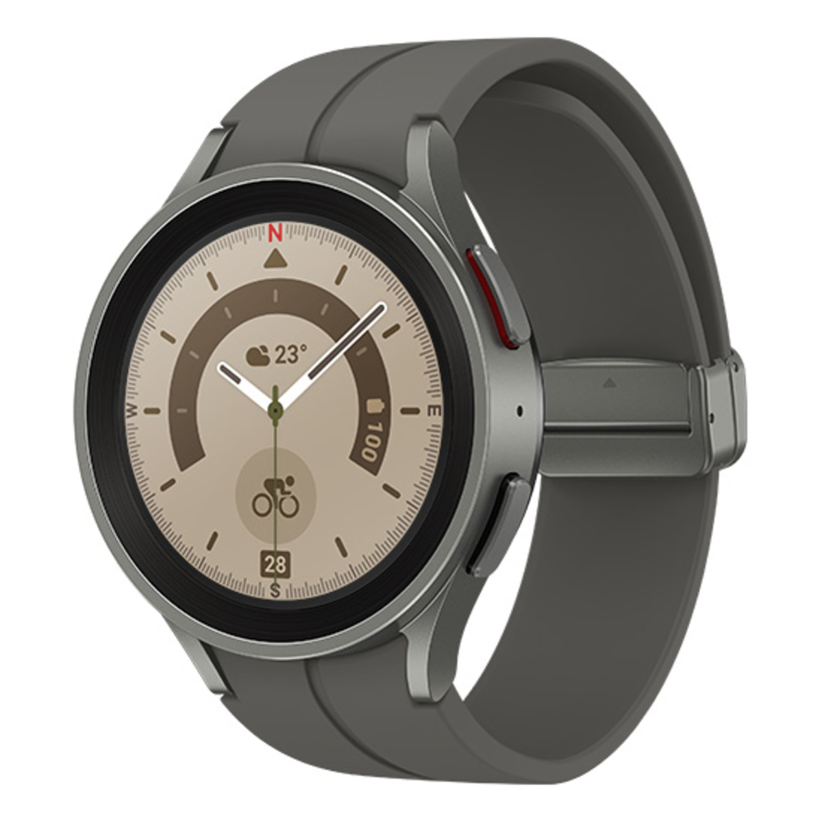 SAMSUNG Galaxy Grau R925F Silikon, Watch5 Pro Smartwatch