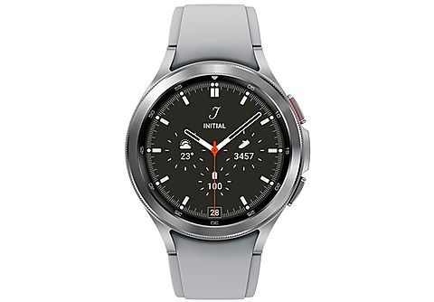 Smartwatch - SAMSUNG Galaxy Watch4 Classic, 45,5 mm, Acero inoxidable, Plata