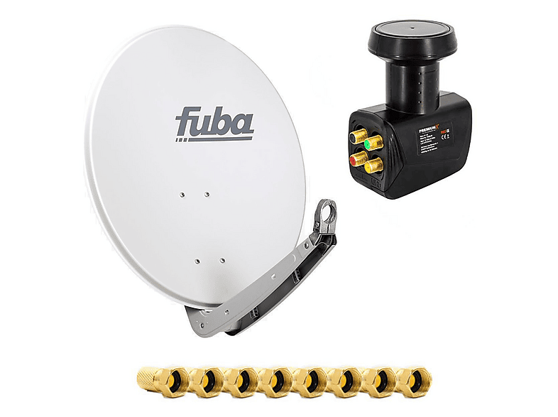 Parabole Satellite Acier Blanche 65cm + Tête LNB 0.1 DB Single HD 4K Ideal Astra Eutelsat Optex  Ma 27ca45 Para Rdrjv  20457915