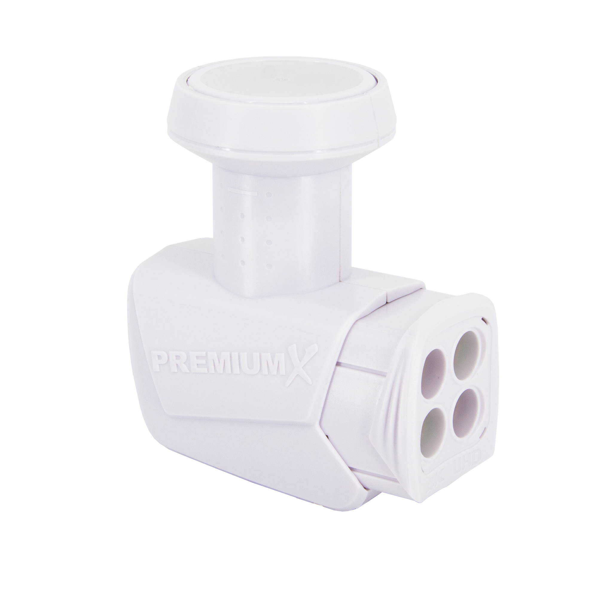 40mm 0,1 LNB Weiß Quad LNB dB Halterung für PREMIUMX LNB Adapter Quattro PXQS-SEW Switch Universal