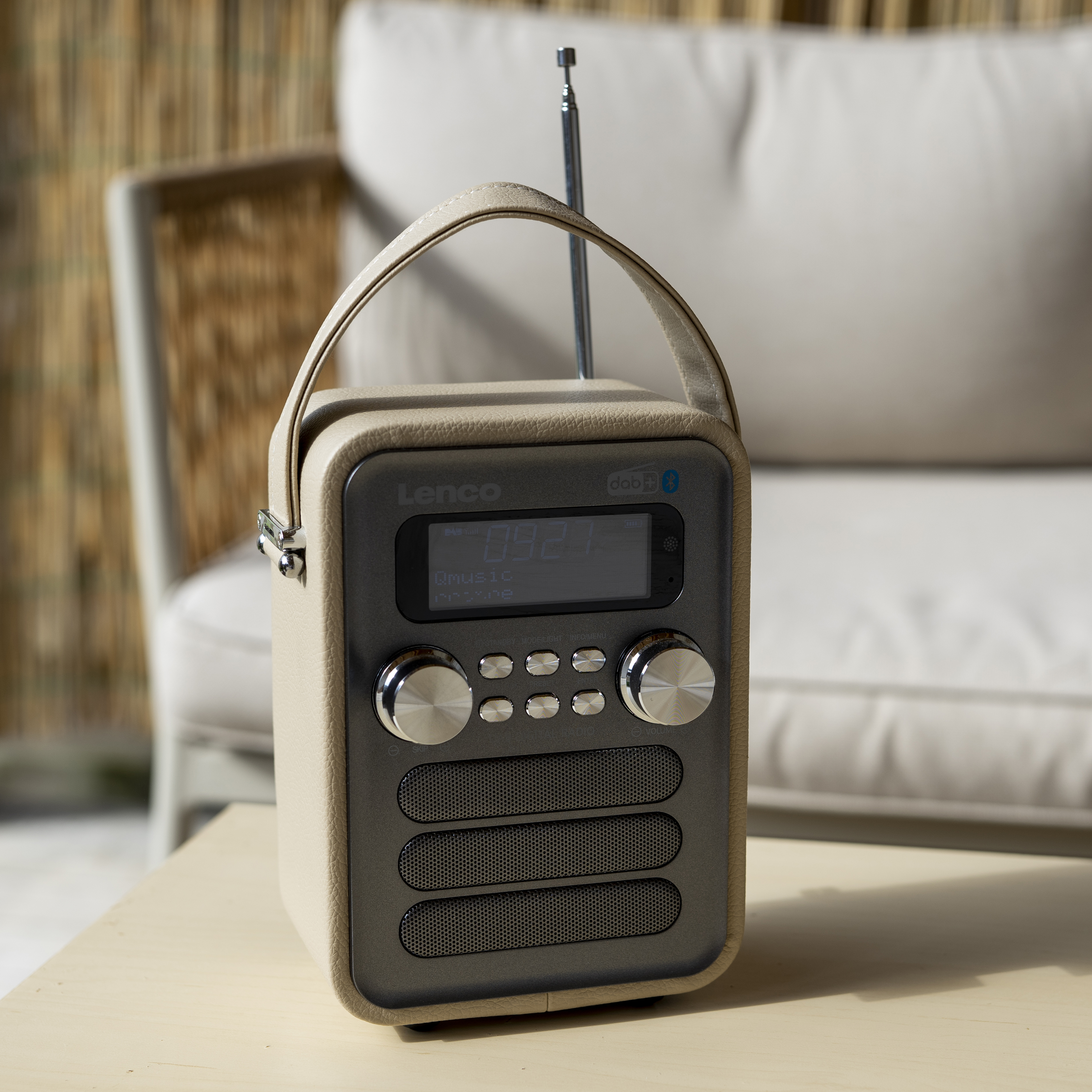 Taupe bluetooth FM, Bluetooth, PDR-051TPSI - DAB+, DAB+,FM, Radio, Tragbares LENCO