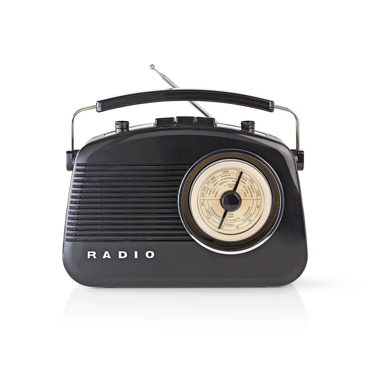 FM, Radio, NEDIS Schwarz RDFM5000BK