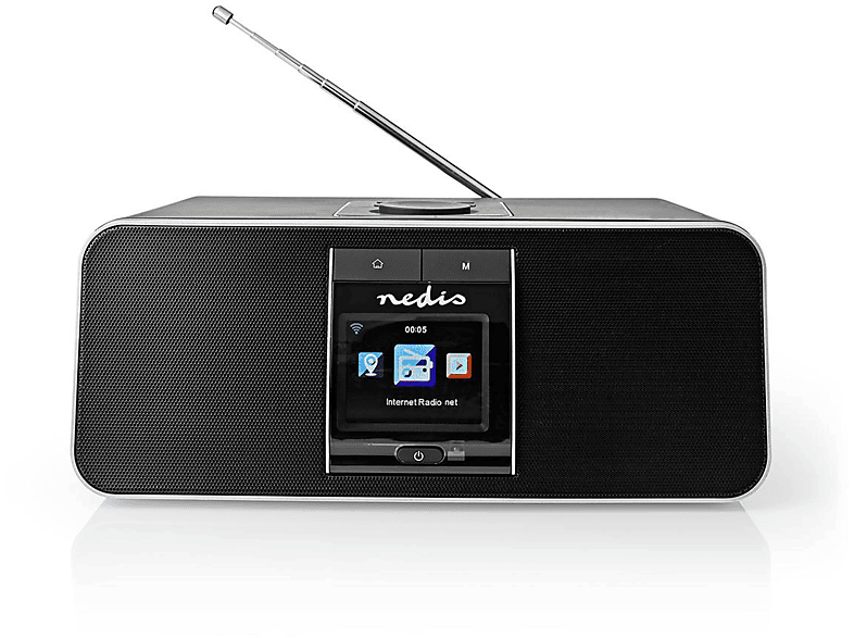 NEDIS RDIN5005BK Radio, DAB+, Bluetooth, Schwarz