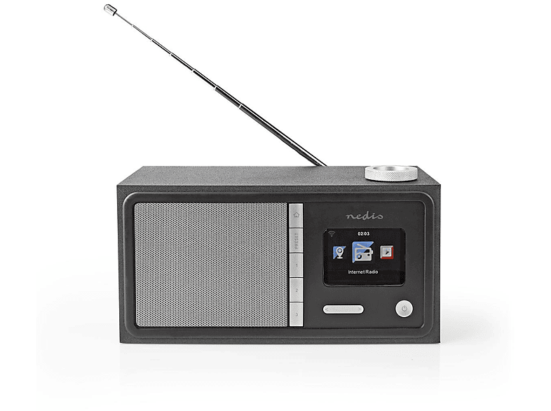 NEDIS RDIN3000BK Radio, FM, Bluetooth, Schwarz | Radiogeräte