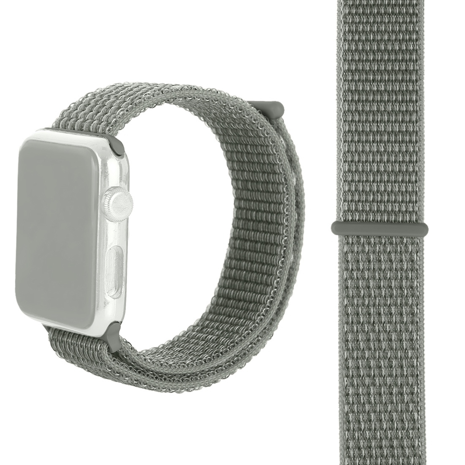KÖNIG DESIGN Apple, Ersatzarmband, Series Watch Sportarmband, Silber 7 45mm
