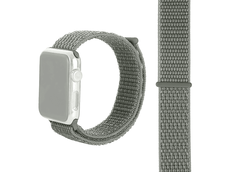 KÖNIG DESIGN Sportarmband, Ersatzarmband, Apple, Watch Series 7 45mm, Silber | Smartwatch Armbänder