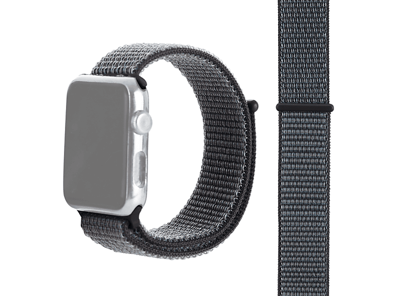 KÖNIG DESIGN Sportarmband, Ersatzarmband, Apple, Watch Series 7 45mm, Grau