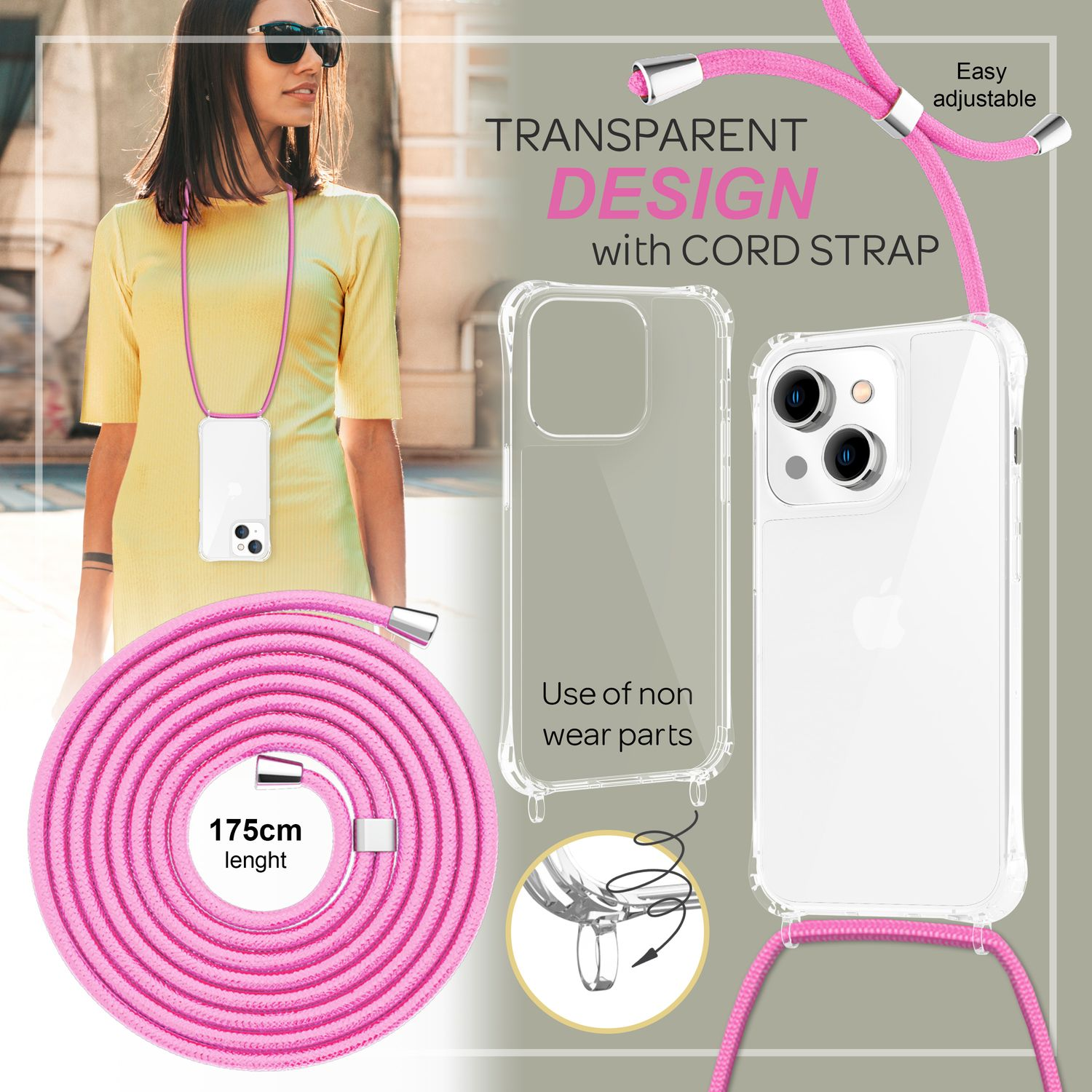 stone island handyhülle pink Casely iPhone 13 Mini Compatible with MagSafe Islander