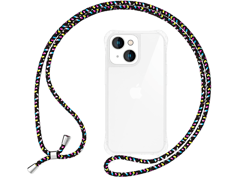 Kette, Hülle Plus, Backcover, Mehrfarbig Apple, 14 iPhone mit NALIA