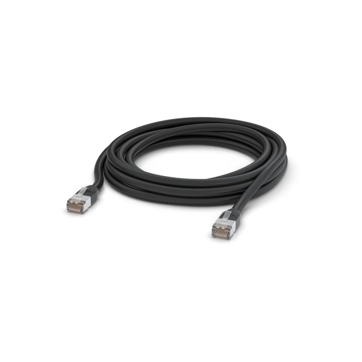 UBIQUITI UACC-CABLE-PATCH-OUTDOOR-5M-BK Patchkabel Cat.5, Schwarz