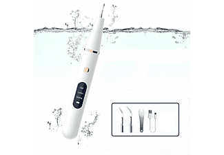 INF Ultraschall-Zahnstein-Entferner mit verschiedenen Reinigungsköpfen Dentalwerkzeug weiß