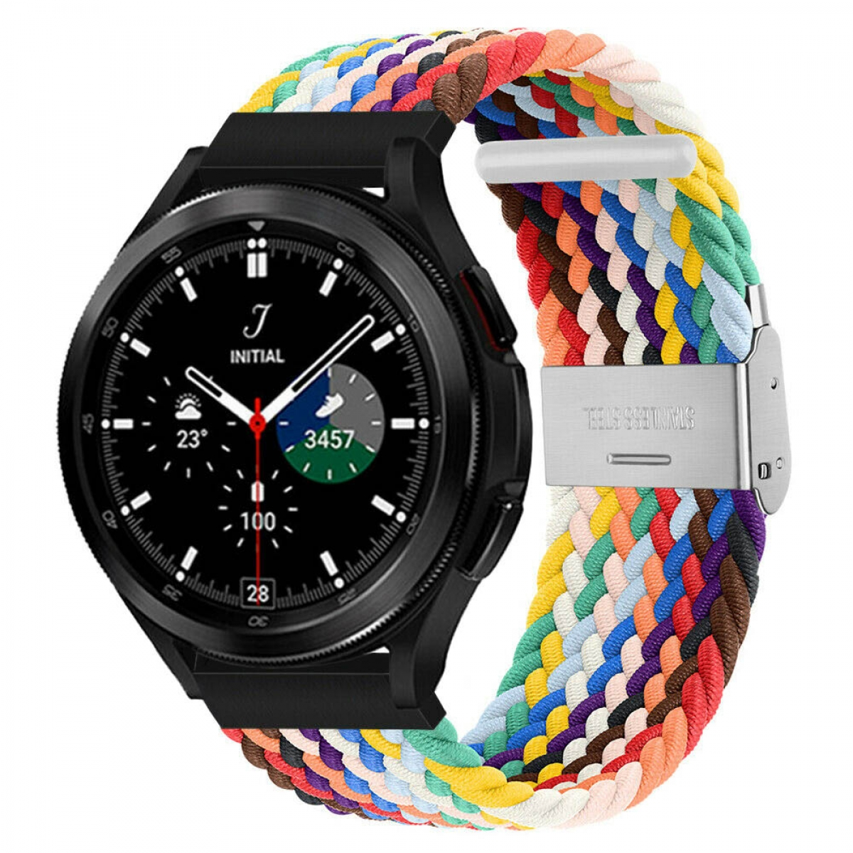 CASEONLINE Braided, Ersatzarmband, Edition Watch Galaxy (42mm), Samsung, Pride Classic 4