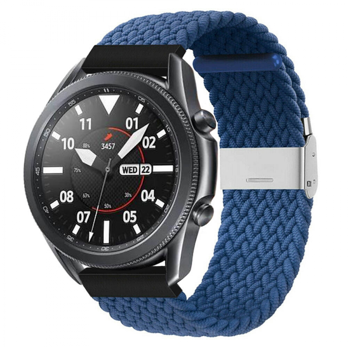 CASEONLINE Braided, (41mm), 3 Ersatzarmband, Blau Watch Samsung, Galaxy