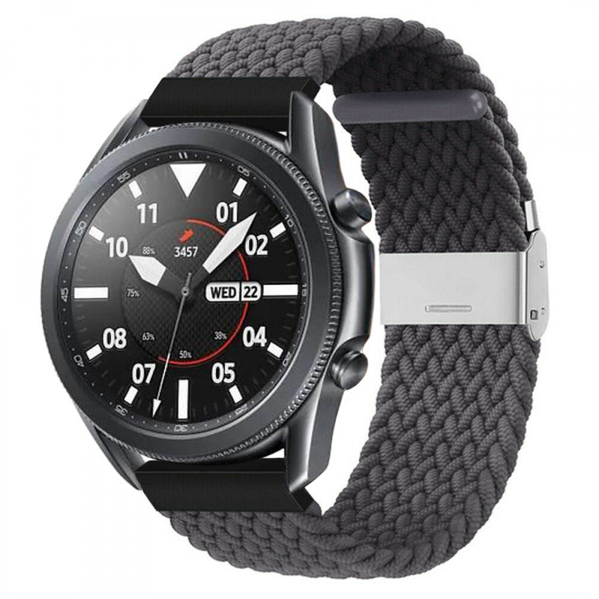 CASEONLINE Ersatzarmband, Skygrey 3 Galaxy Watch (45mm), Braided, Samsung,