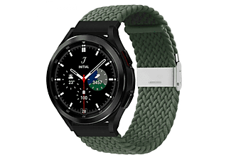 CASEONLINE Braided, Ersatzarmband, Samsung, Galaxy Watch 4 Classic (42mm), Army