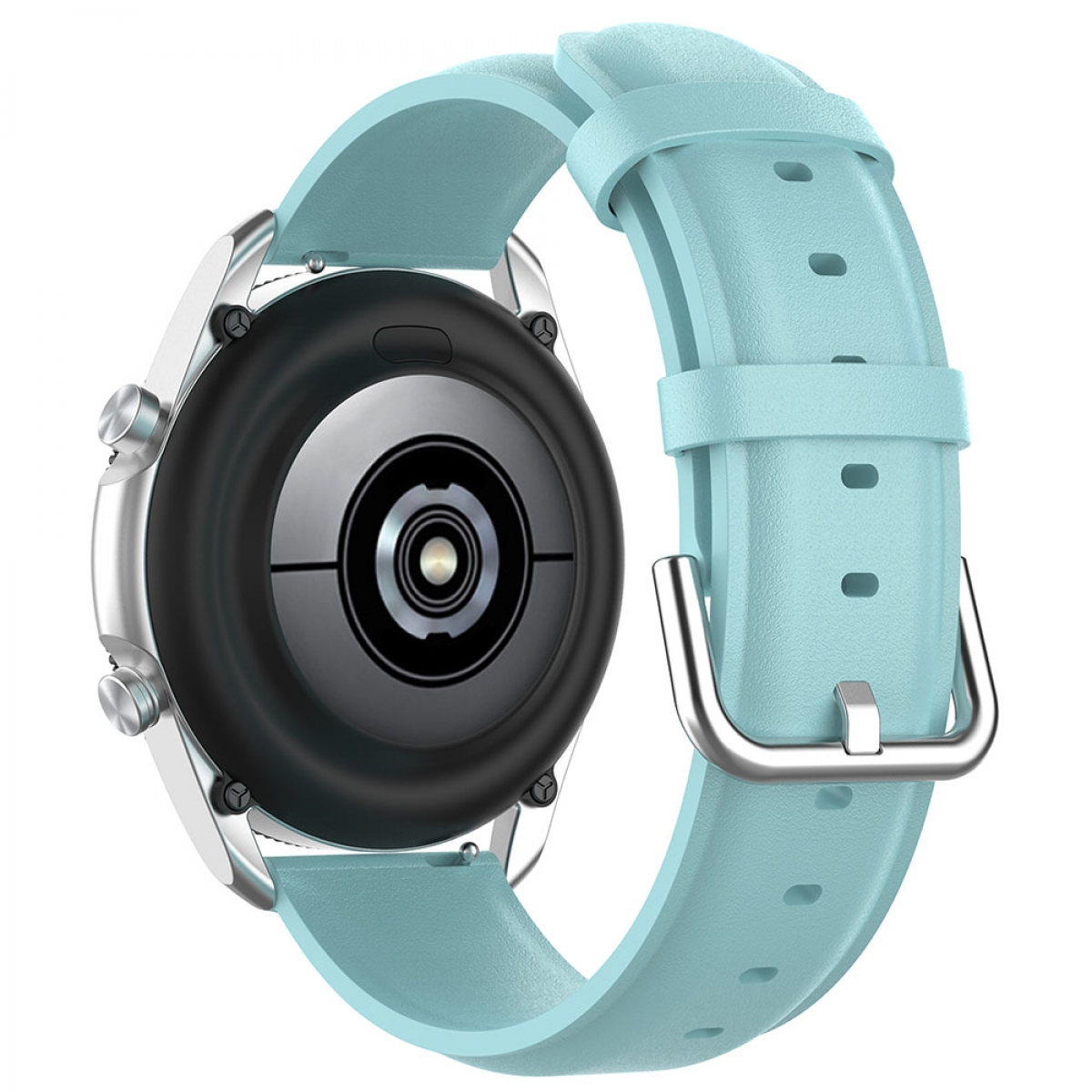 CASEONLINE CA2, Galaxy Ersatzarmband, Hellblau Watch 3 (45mm), Samsung