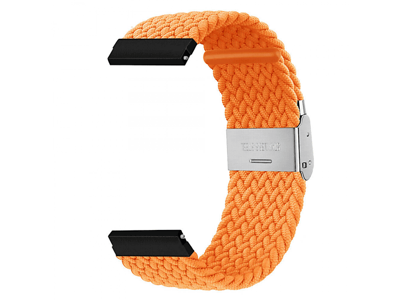 CASEONLINE Geflochten, Ersatzarmband, 3, Venu Orange Garmin