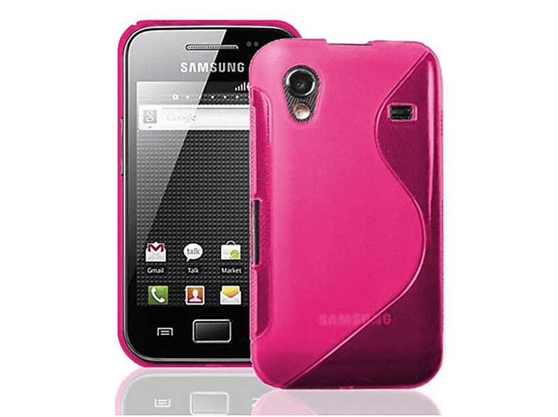 CASEONLINE S-Line, Backcover, Samsung, Galaxy Ace, Pink