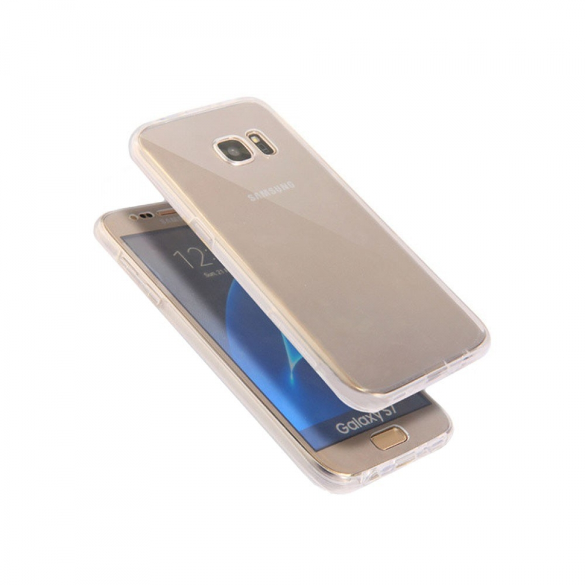 CASEONLINE 360°, Backcover, Samsung, S7, Transparent Galaxy