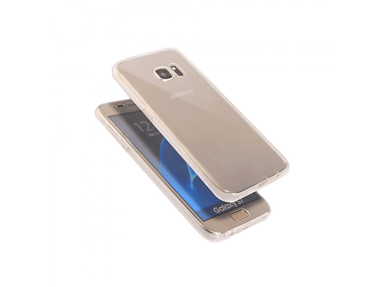 Transparent S7, Galaxy Samsung, 360°, Backcover, CASEONLINE