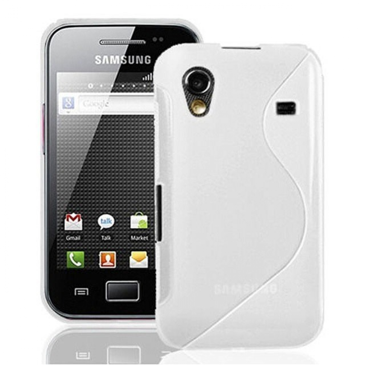 Samsung, S-Line, Backcover, Ace, Galaxy Weiß CASEONLINE