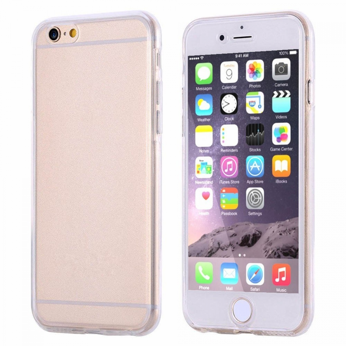 Backcover, CASEONLINE 360°, Transparent iPhone 6, Apple,