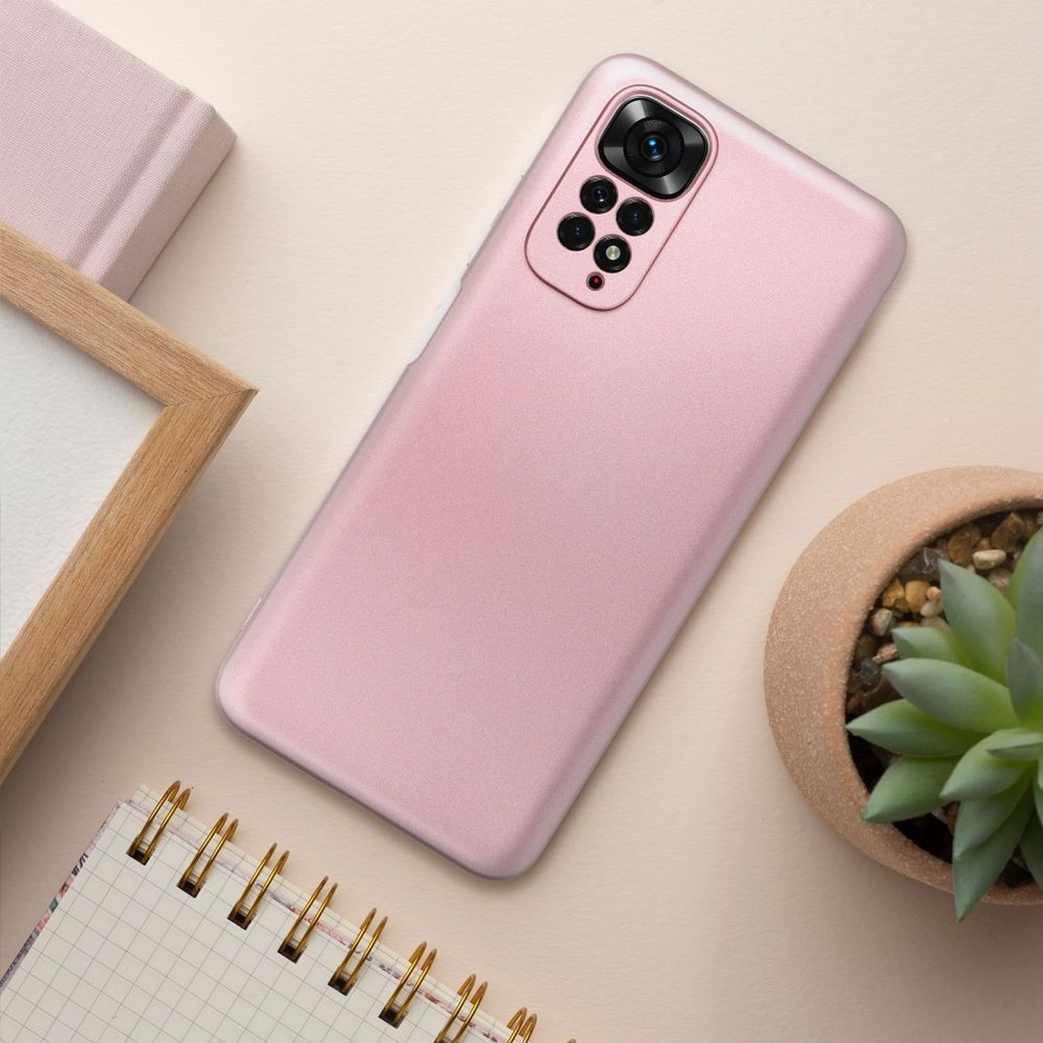 COFI Metallic Case, Backcover, Galaxy A22 5G, Rosa Samsung