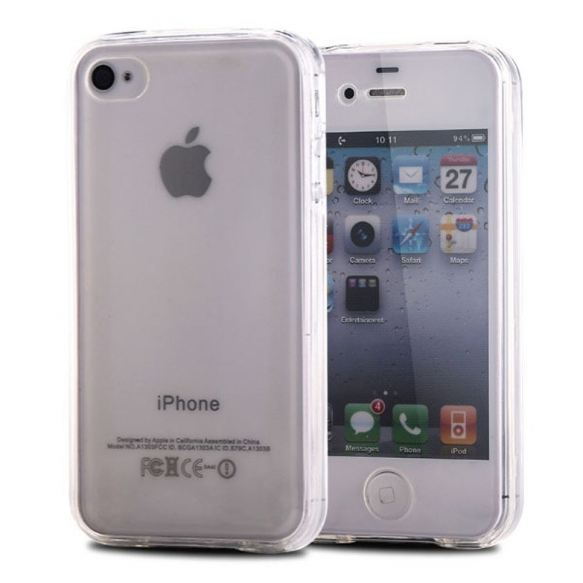 Backcover, CASEONLINE Transparent iPhone 5, 360°, Apple,