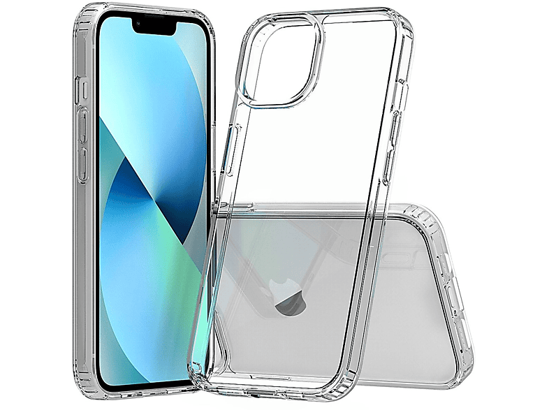 Apple, mit COVERKINGZ und Display- Handycase 14, Backcover, iPhone Transparent Kameraschutz,