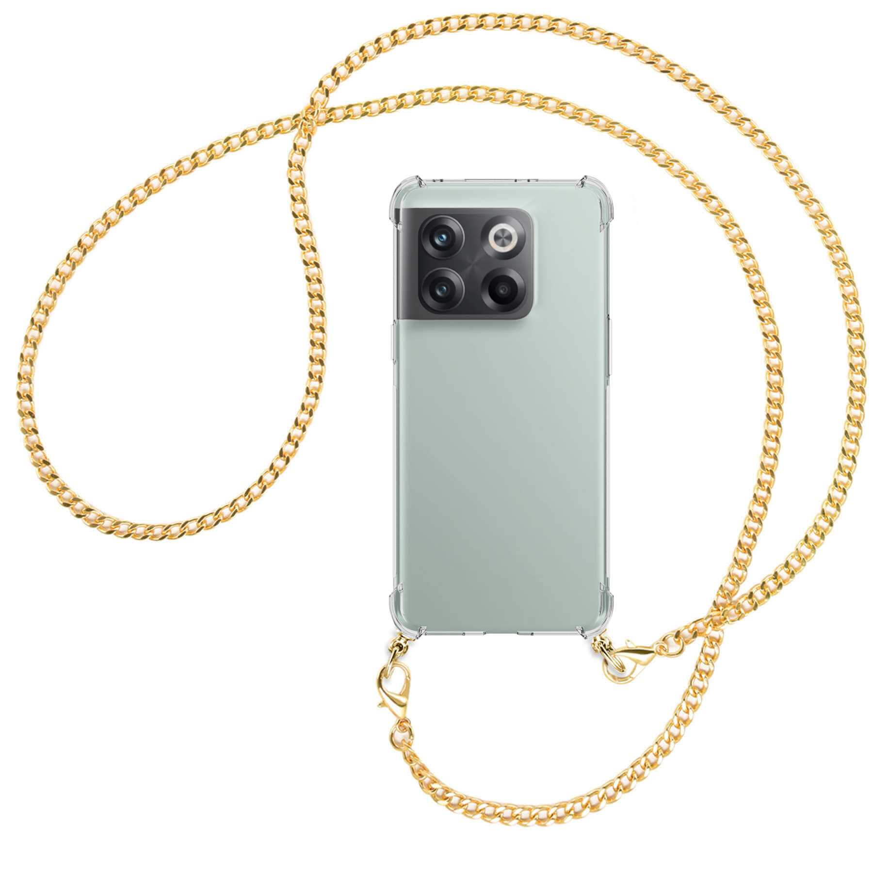 Kette Umhänge-Hülle (gold) MTB MORE ENERGY Metallkette, Backcover, 10T mit 5G, OnePlus,