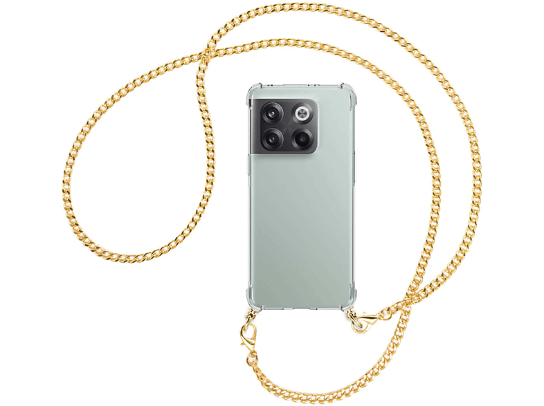 Kette Umhänge-Hülle (gold) MTB MORE ENERGY Metallkette, Backcover, 10T mit 5G, OnePlus,