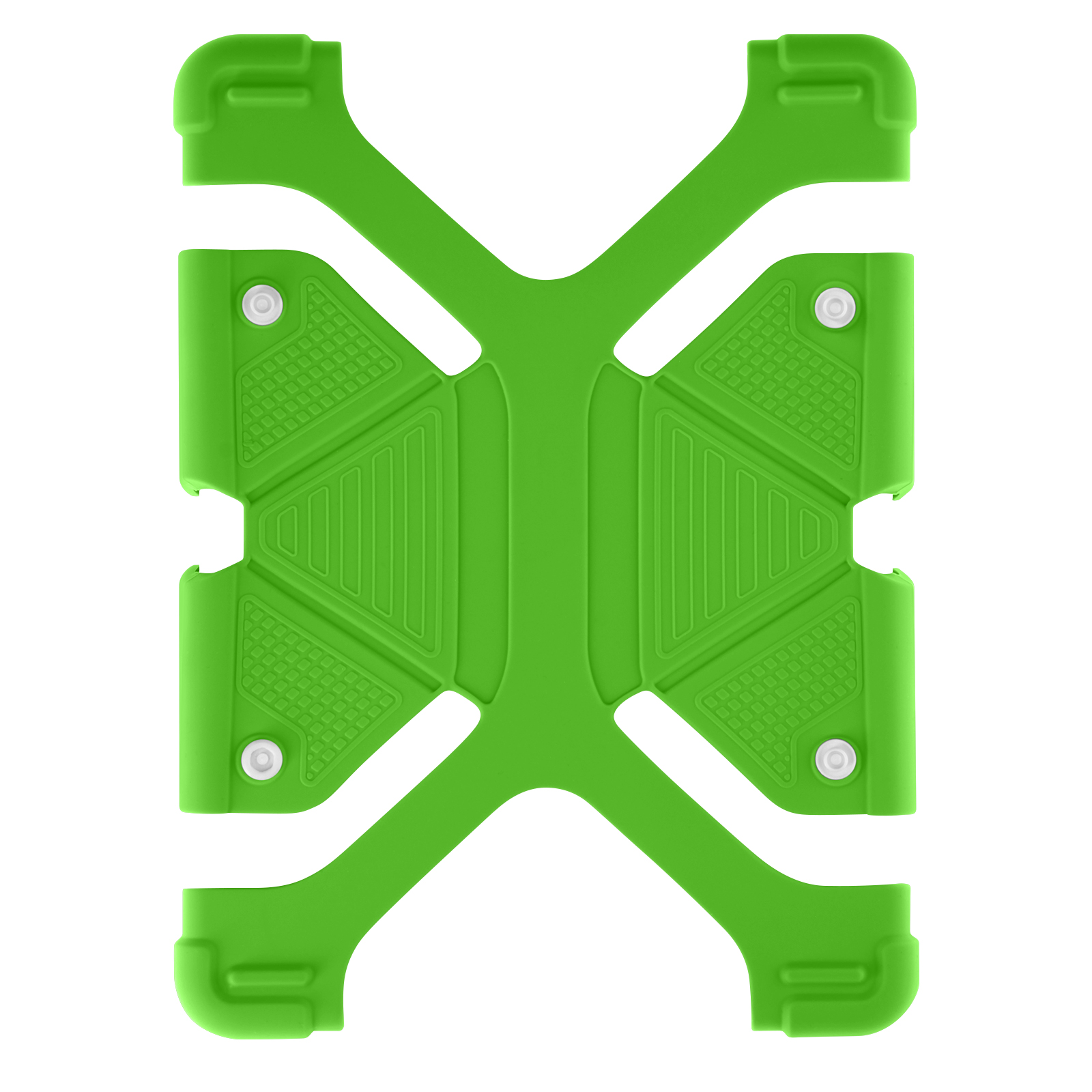 Universal Backcover AVIZAR Silikongel, Rundumschutz Grün für Schutzhüllen Series