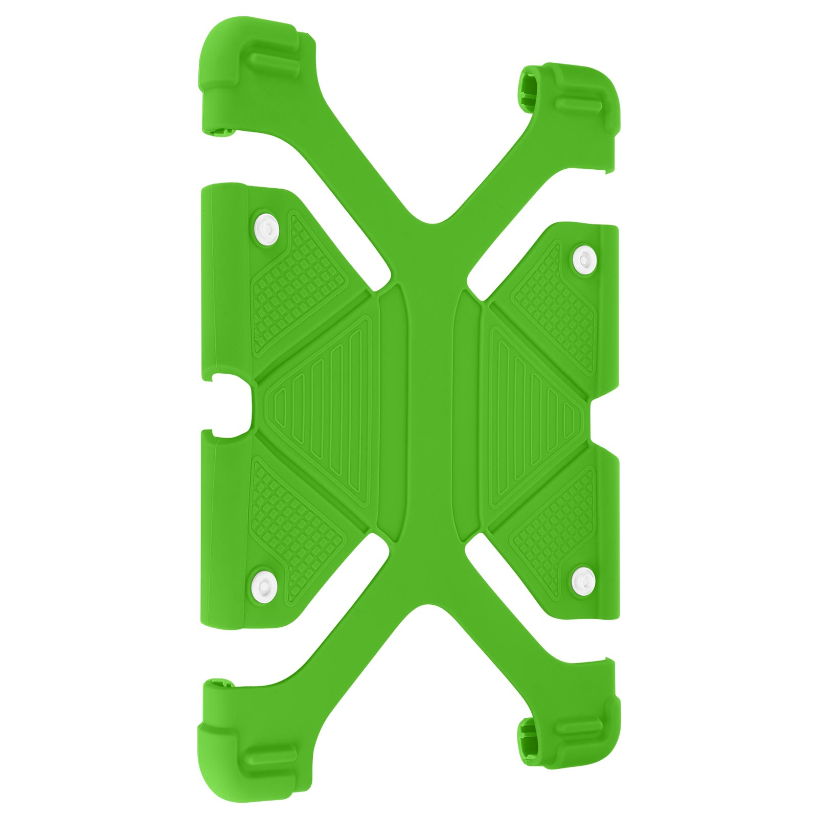 Universal Backcover AVIZAR Silikongel, Rundumschutz Grün für Schutzhüllen Series