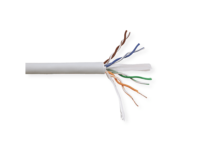 VALUE UTP Kabel Kat.6 (Class E), Massivdraht, Dca, Installationskabel, 100 Meter MediaMarkt