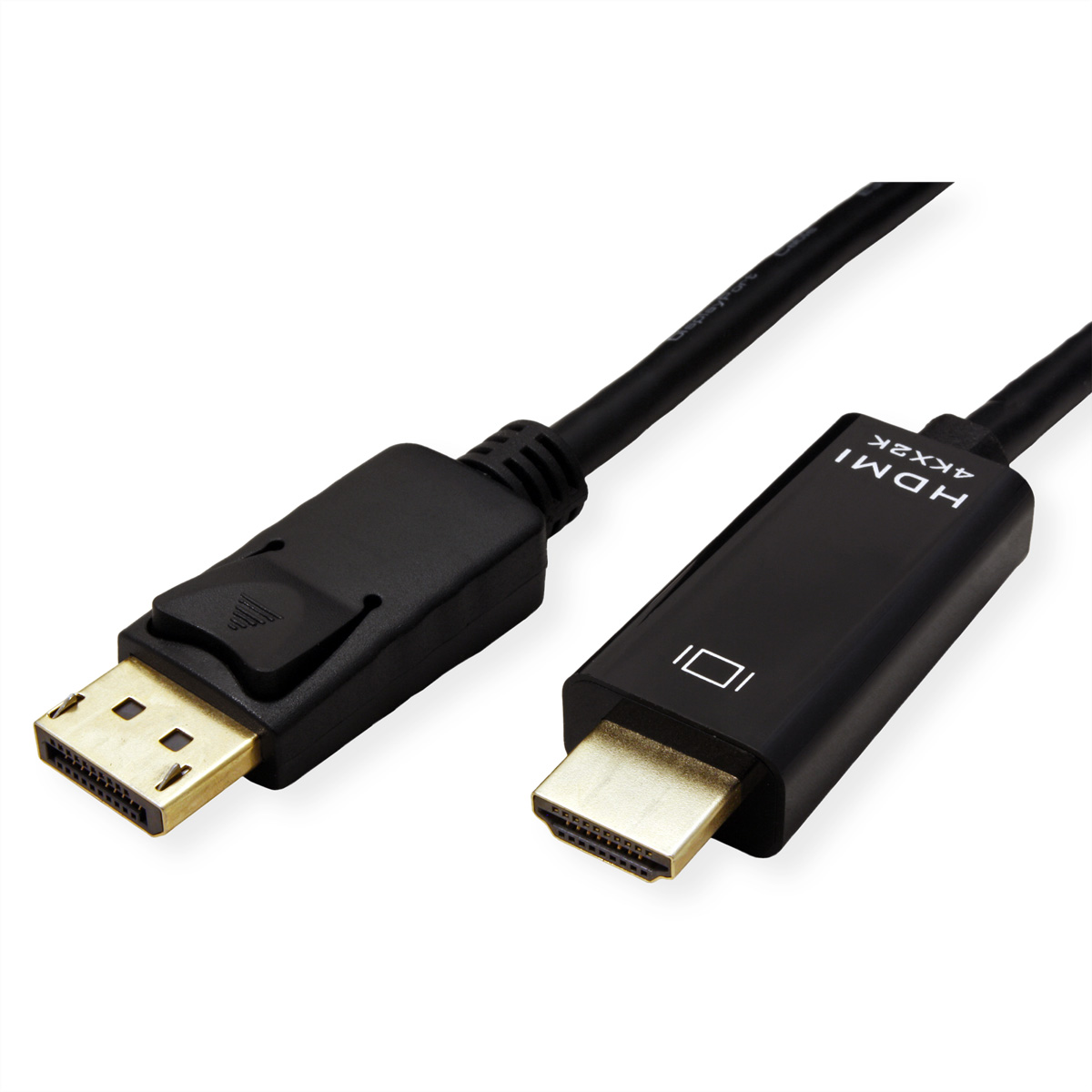 Slim, - DP-UHDTV-Kabel, DP UHDTV, Kabel ST/ST, 3 DisplayPort m ROLINE