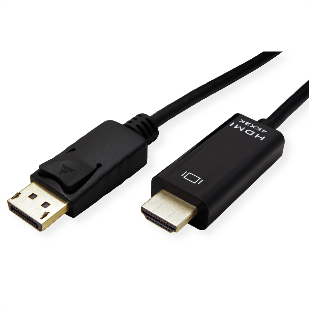 DisplayPort Kabel DP-UHDTV-Kabel, DP - ROLINE Slim, 2 UHDTV, ST/ST, m