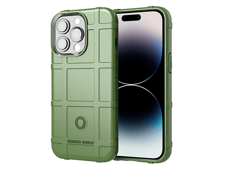 CASEONLINE Rugged, Backcover, Apple, iPhone 14 Pro Max, Grün