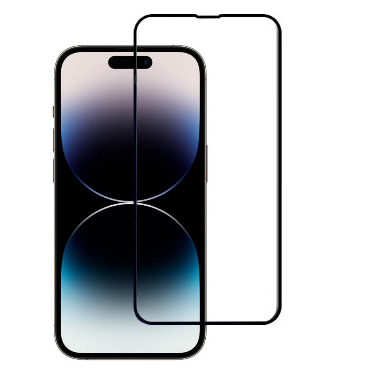 CASEONLINE 5D Displayschutzglas(für Apple Max) Pro 14 iPhone