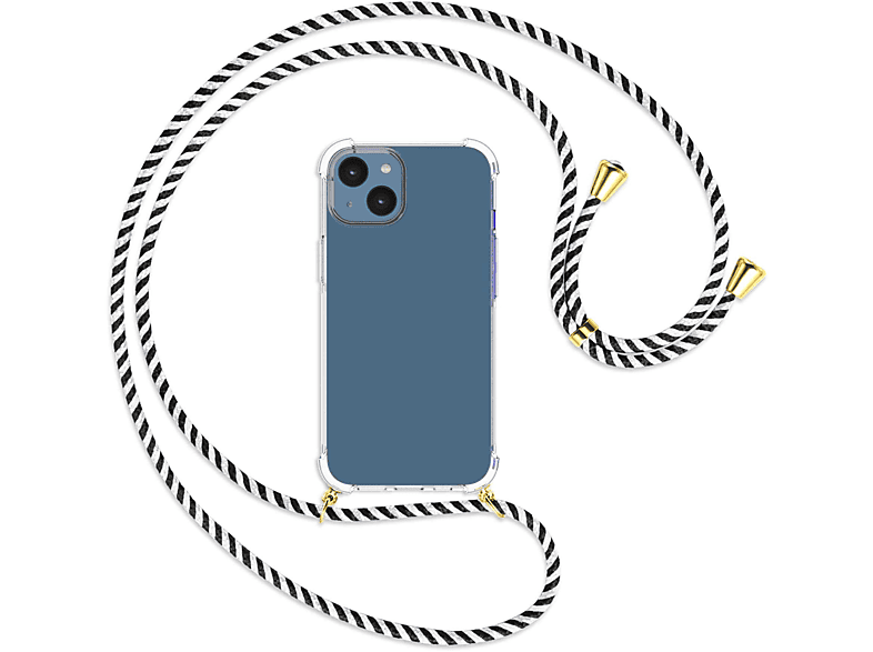 MTB MORE 14, gold iPhone Black White Umhänge-Hülle / & Kordel, mit Apple, Backcover, ENERGY