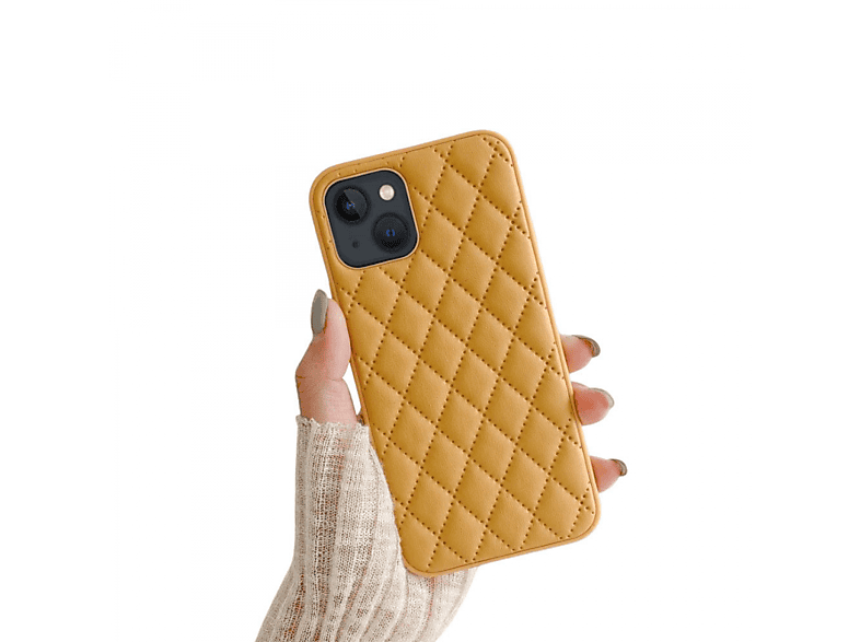 CASEONLINE Rhombus, Backcover, Apple, iPhone 14 Plus, Gelb | Backcover