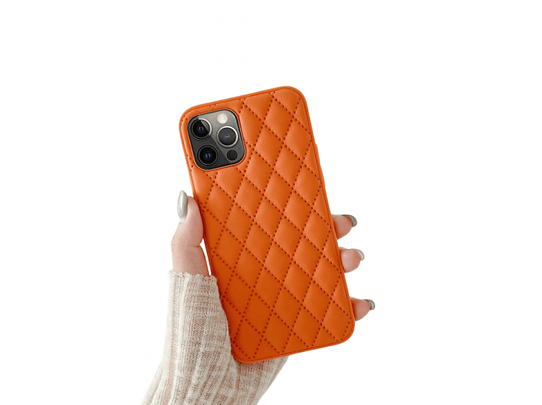 CASEONLINE Rhombus, Backcover, Apple, iPhone 14 Pro Max, Orange