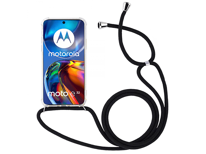 Backcover, CASEONLINE Moto E32, Motorola, Transparent Shockproof,