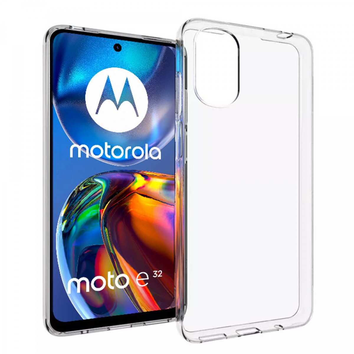 Motorola, E32, Backcover, Transparent CASEONLINE CA4, Moto