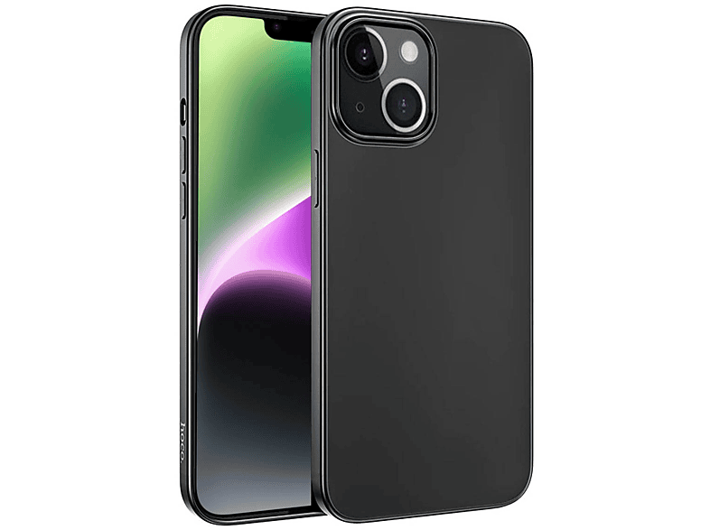 CASEONLINE Matt, Backcover, Apple, iPhone Plus, 14 Schwarz