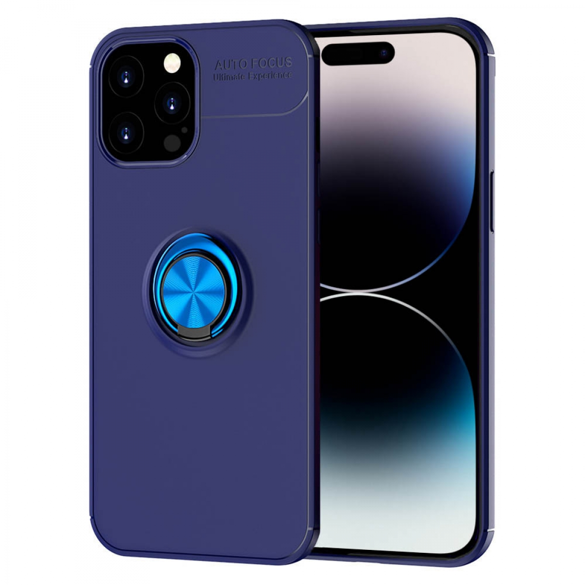 CASEONLINE Ring, Backcover, Apple, iPhone Blau 14 Pro Max
