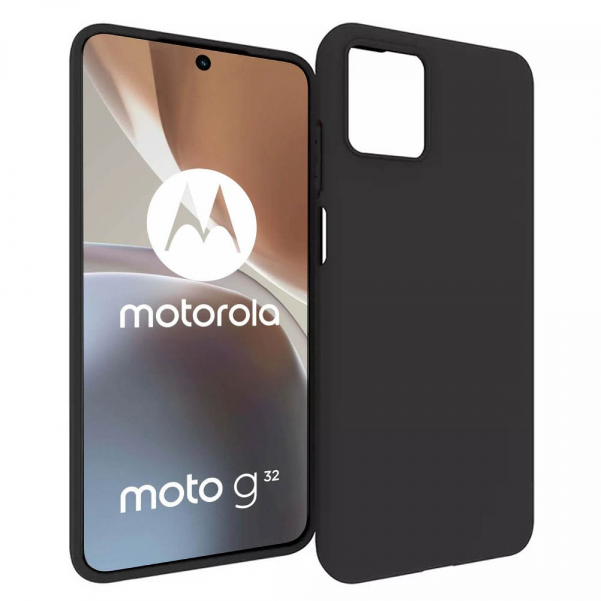 CASEONLINE Moto Matt, Motorola, Schwarz G32, Backcover,