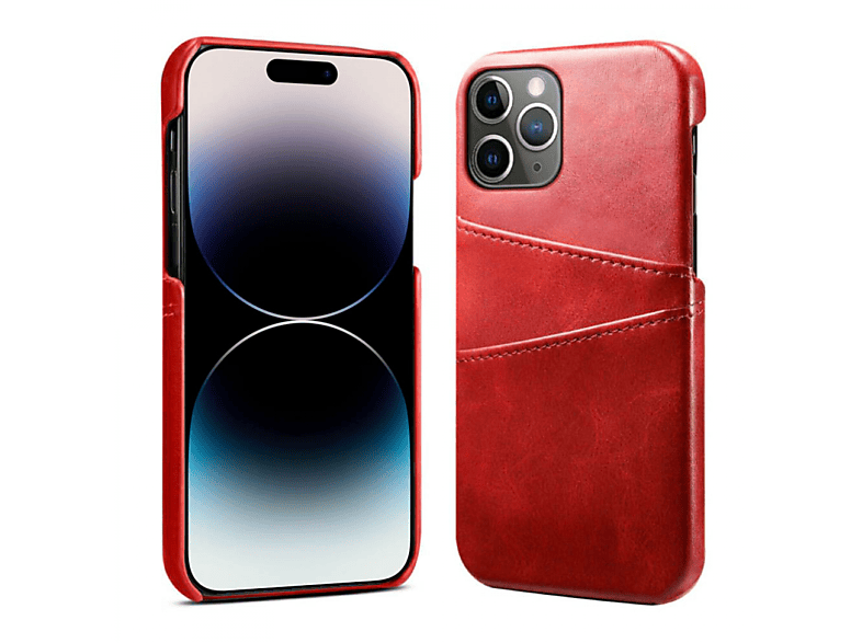 Pro, 14 Backcover, Retro, Rot iPhone Apple, CASEONLINE