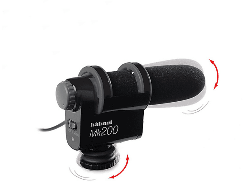 Hähnel MOBILOTEC mit Hähnel, Schwarz Mikrofon kompatibel MK200 Zubehör