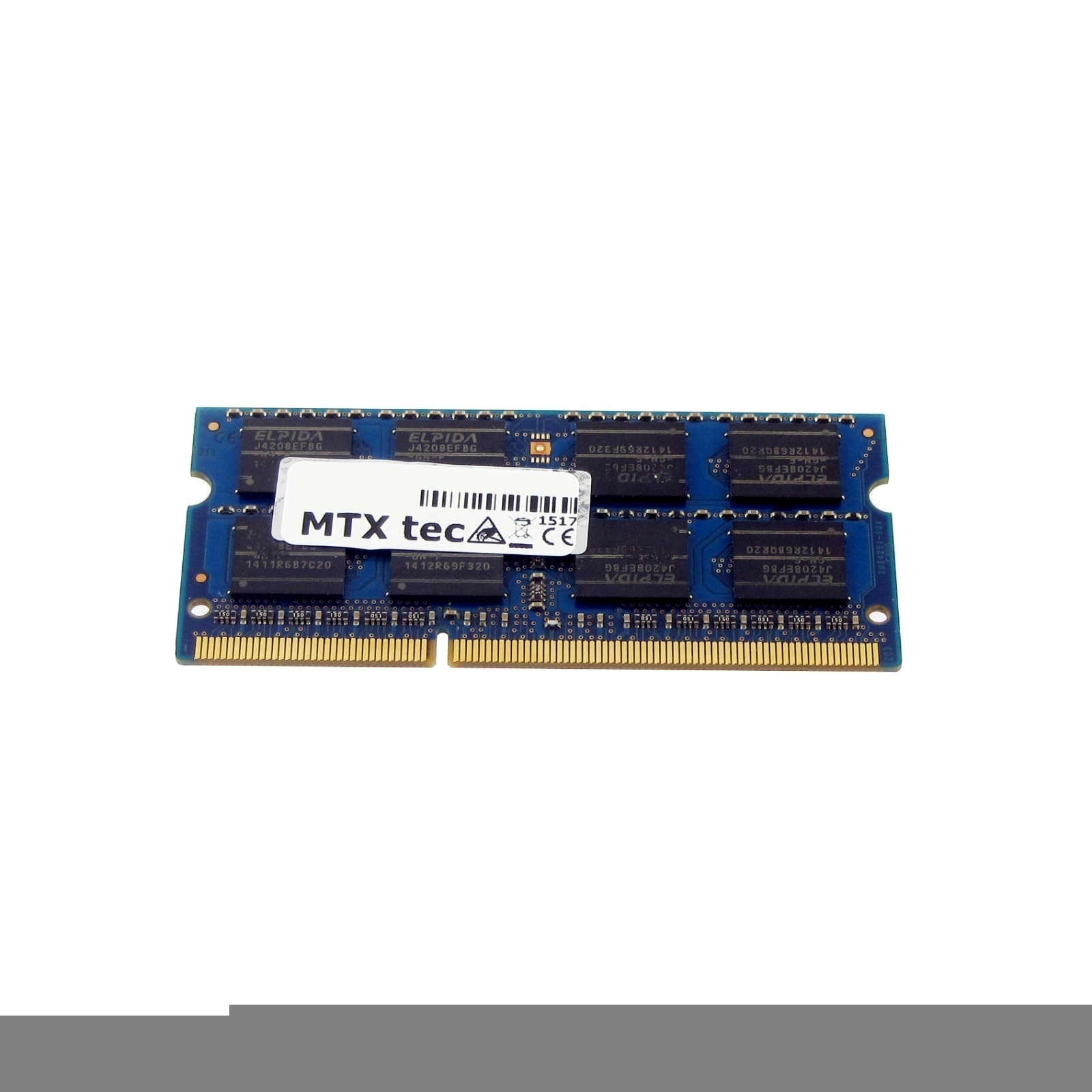 MTXTEC Arbeitsspeicher 2 GB RAM GB 2 Notebook-Speicher Pavilion HP für dv7-4051 DDR3