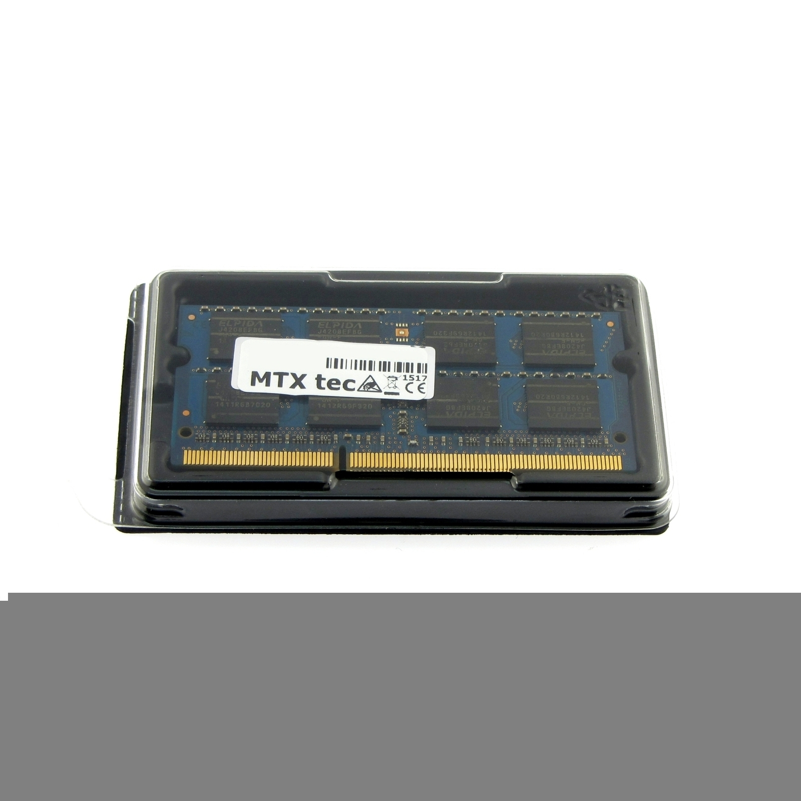 MTXTEC Arbeitsspeicher 4 4 für RAM HP dv8 Entertainment Pavilion Notebook-Speicher DDR3 GB GB